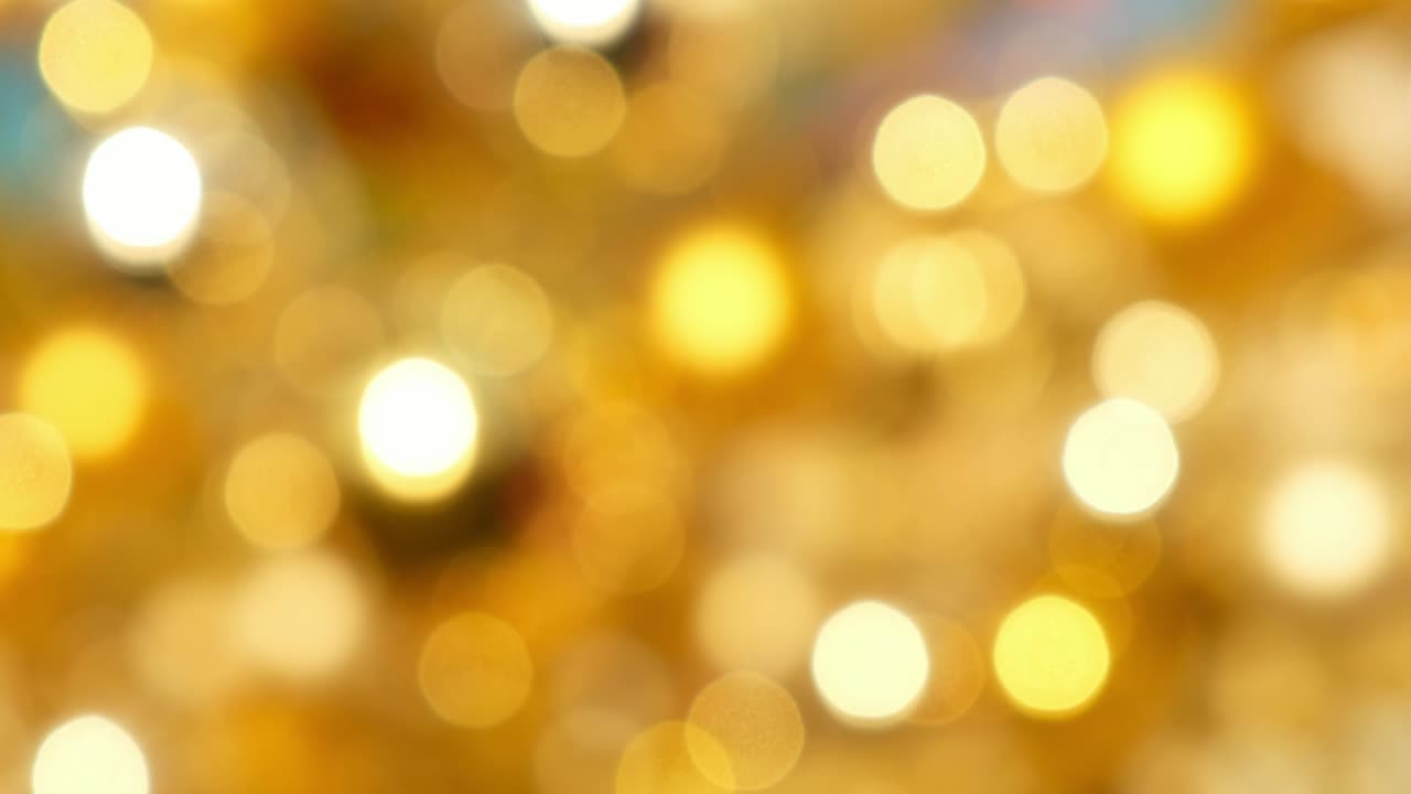 Abstract bokeh light gold background