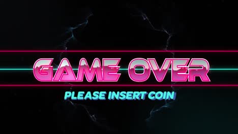 Animation-of-game-over-text-over-geometrical-moving-shapes