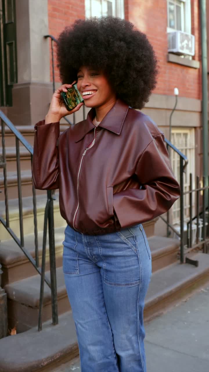 Woman in Fashionable Street Style
