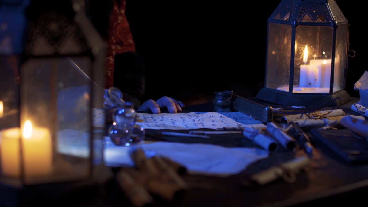 역사적인 글자 배경.