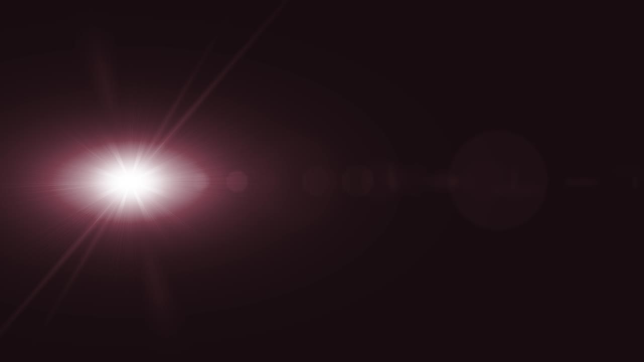 animación de bucle sin costuras del movimiento del sol o la luz