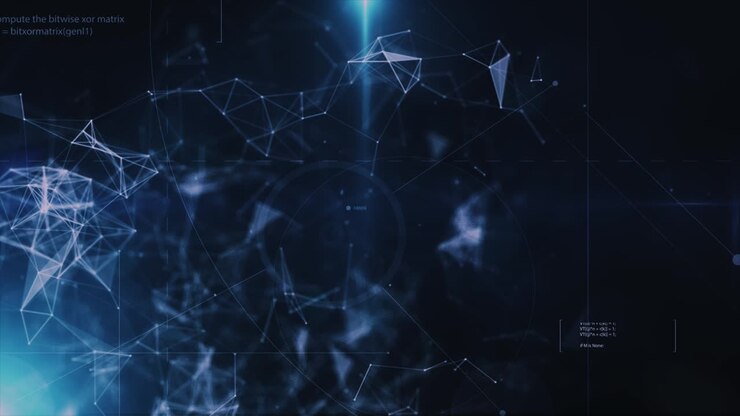 Abstract Digital Network Background