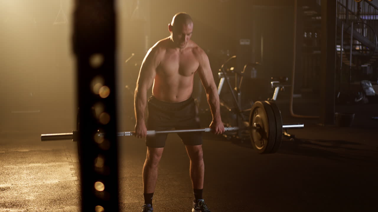 Weightlifter at the Gym