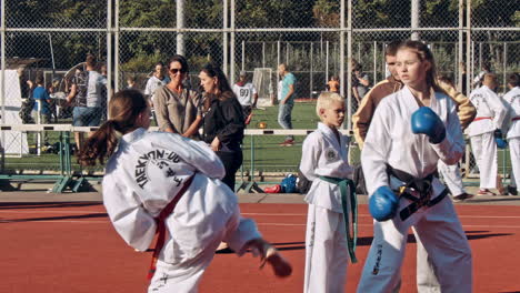 throw technique in taekwondo