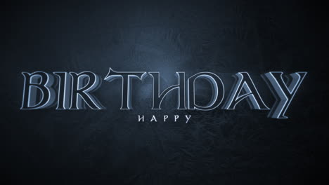 Monochrome-Happy-Birthday-text-on-dark-blue-gradient