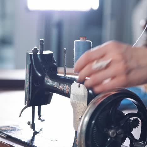 old sewing machine