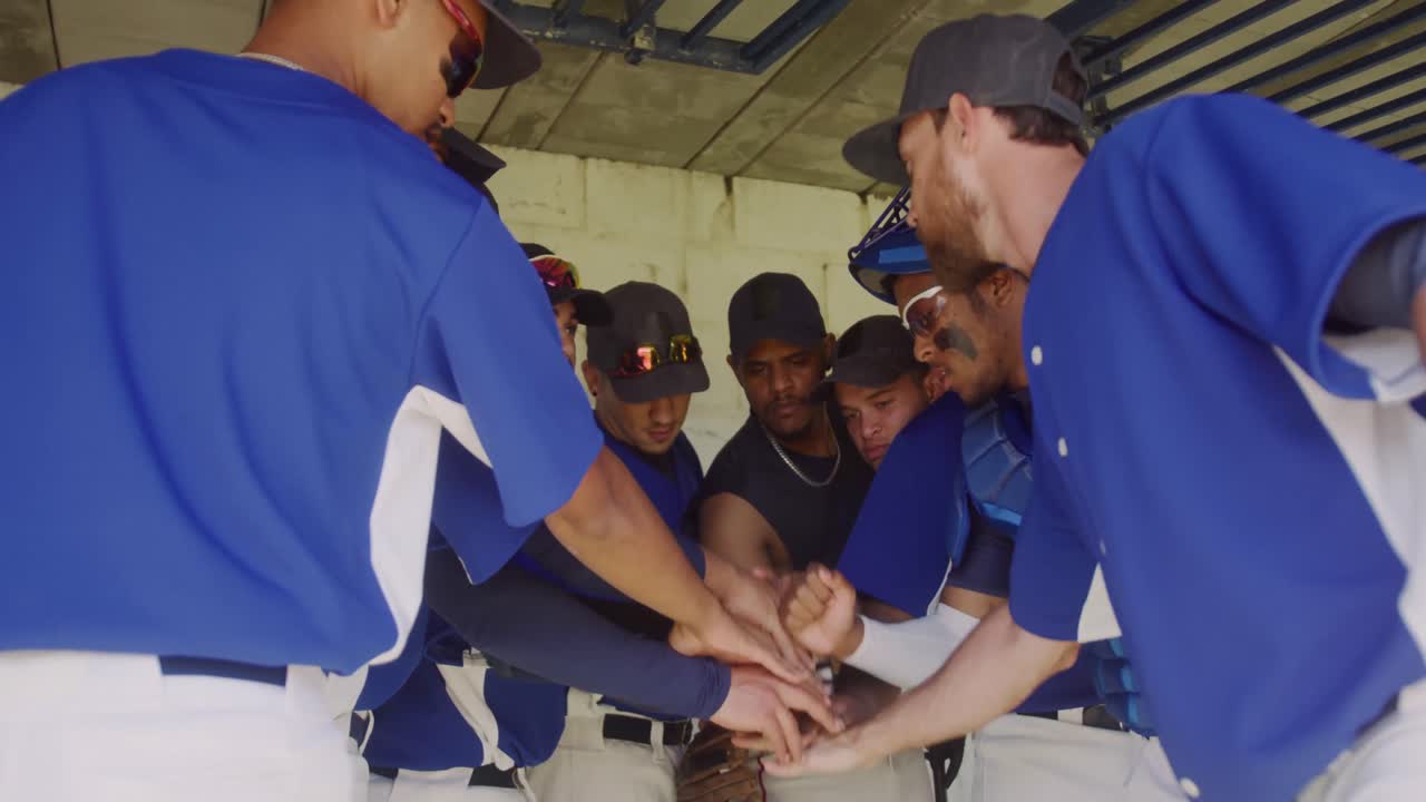 Baseball players before the match