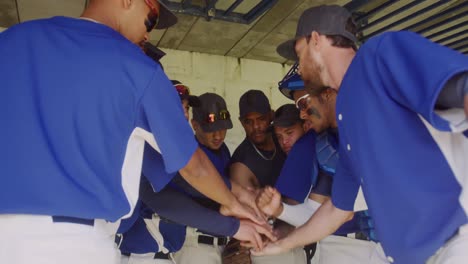 Jugadores-De-Béisbol-Antes-Del-Partido