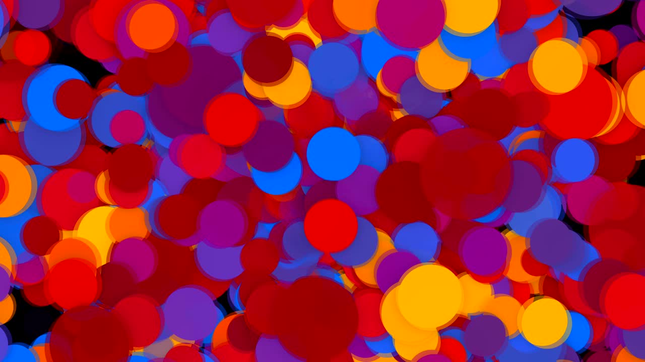 Fondo abstracto con círculos de colores