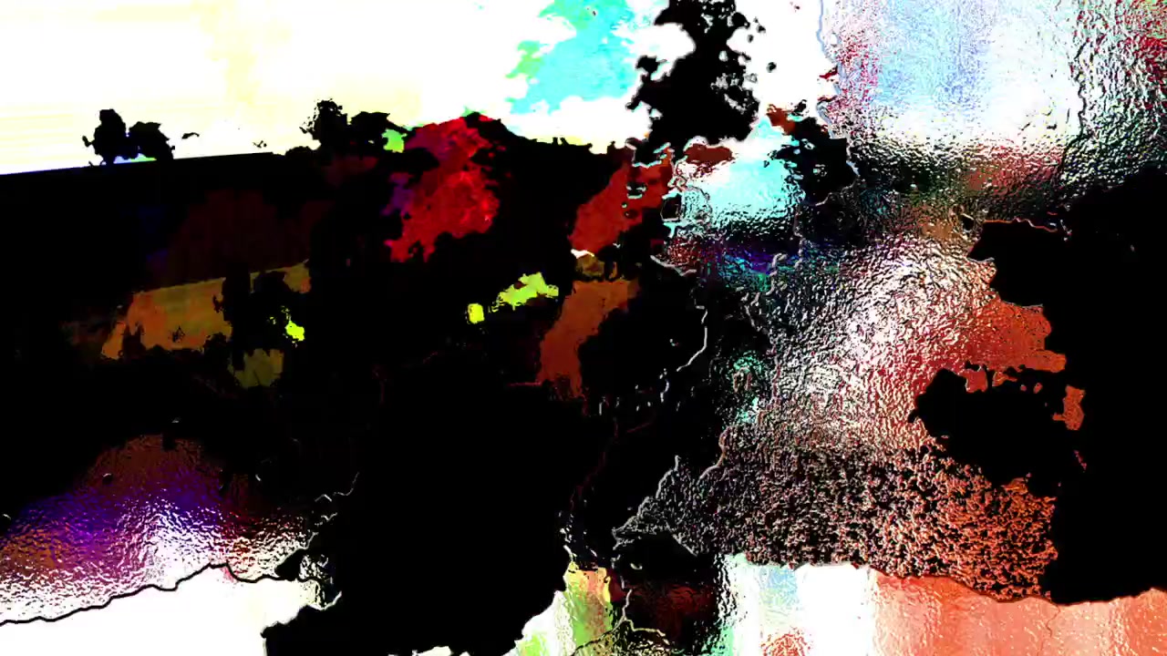 Abstrakcyjny cyfrowy efekt glitch z migoczącym szumem i teksturą