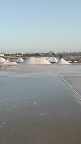 salt flats aerial view