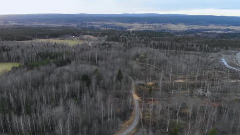 Landscape-of-Sweden-shot-with-drone