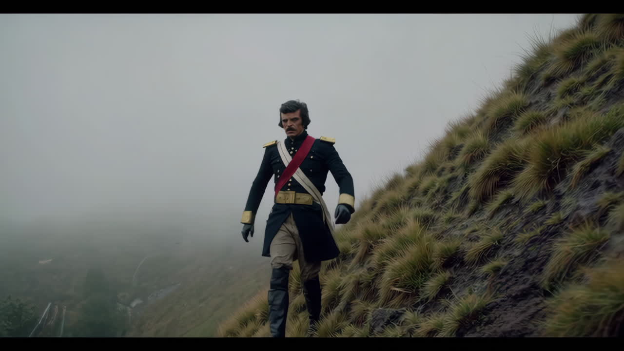 Historical Figure in Military Uniform