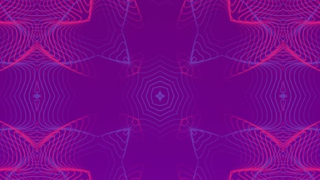 Moving-purple-abstract-kaleidoscope-shapes-