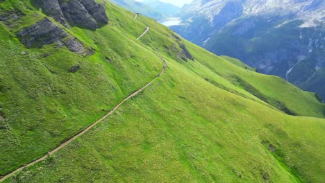 civetta mountain from the viel del pan path in the padon mountain group