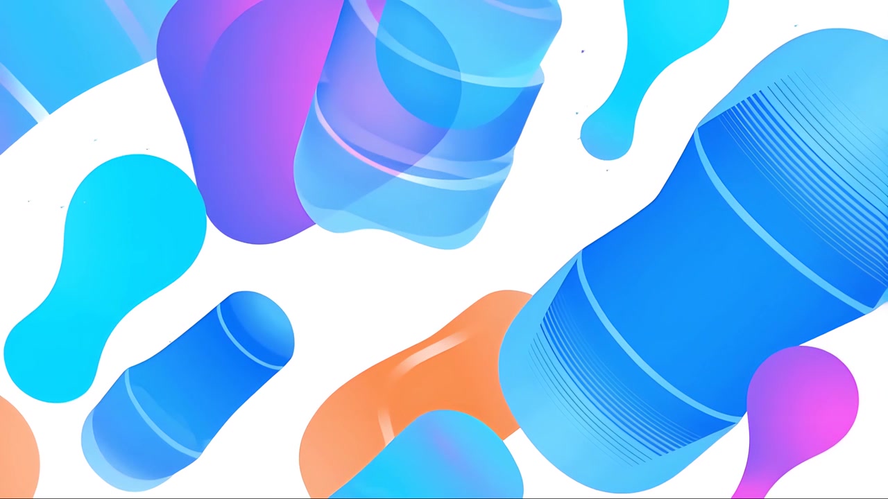 Sfondo Animato Astratto e Colorato 4K
