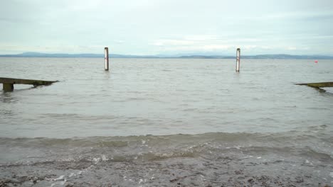 моркемб-бэй в жаркий и капризный вечер.