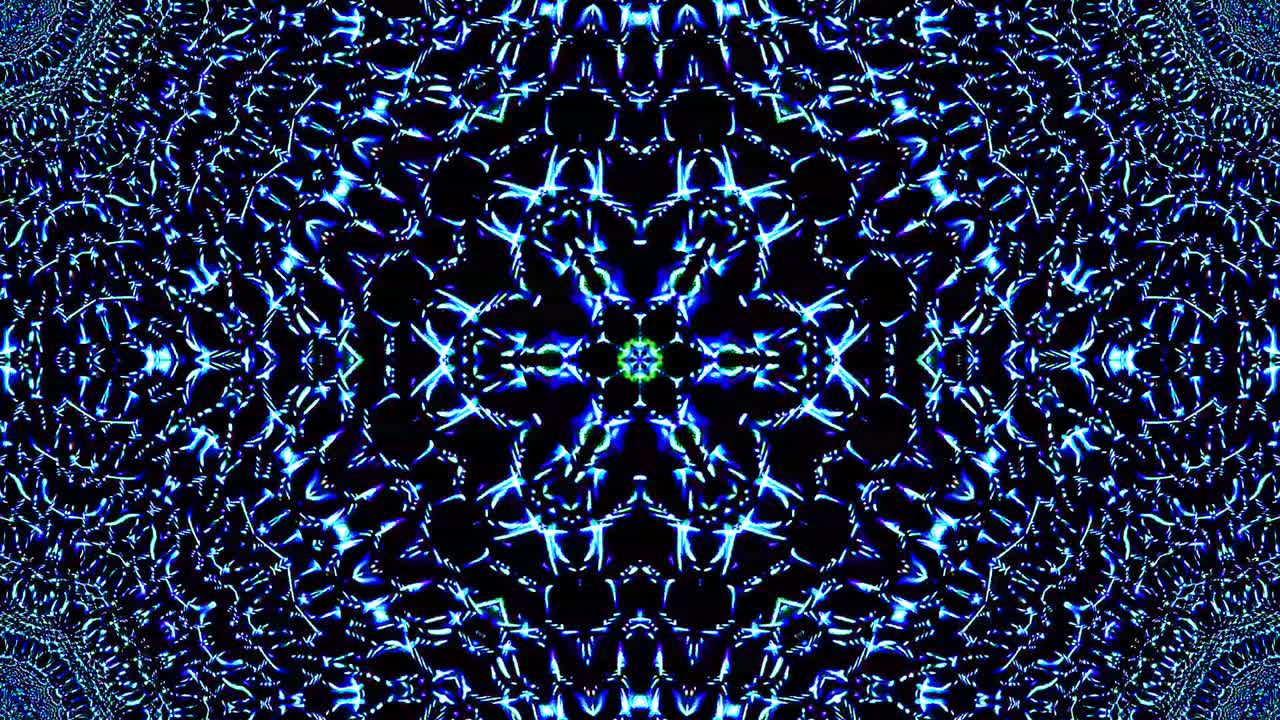 Bright abstract light governing full color, kaleidoscope