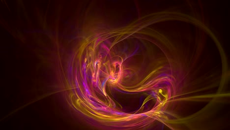 curvas coloridas movimiento de bucle abstracto fondo