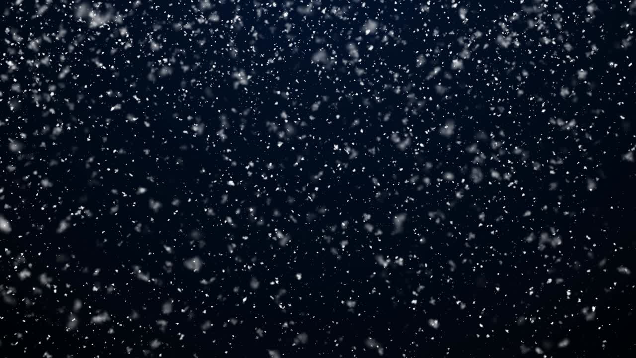 Abstract Snow Falling Background with green Screen. High Quality 4K Seamless Looped.