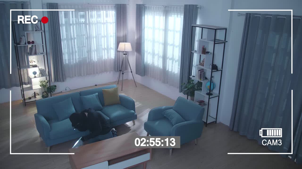 imágenes de vigilancia doméstica - intrusos potenciales