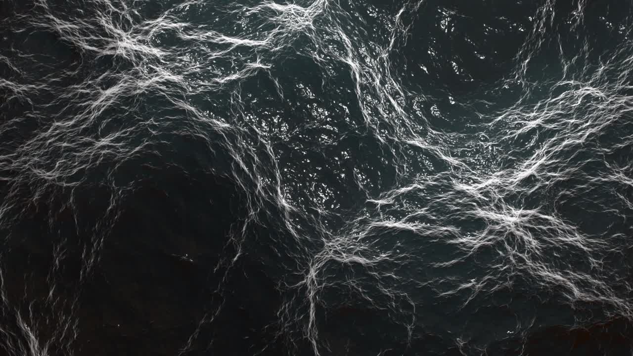 Stormfulde havbølger baggrundssløjfe