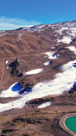 panorama de la estación de esquí de sierra nevada en españa