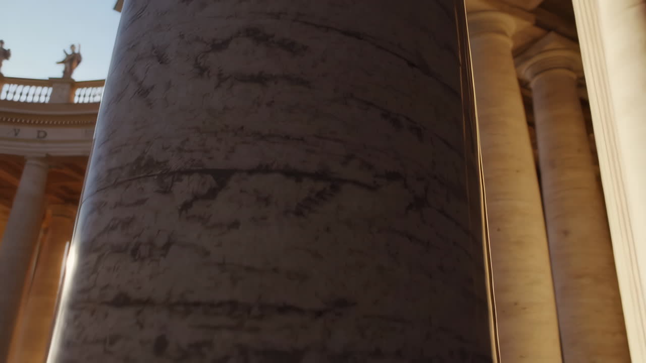 Vatican City: St. Peter's Basilica Exterior and Columns