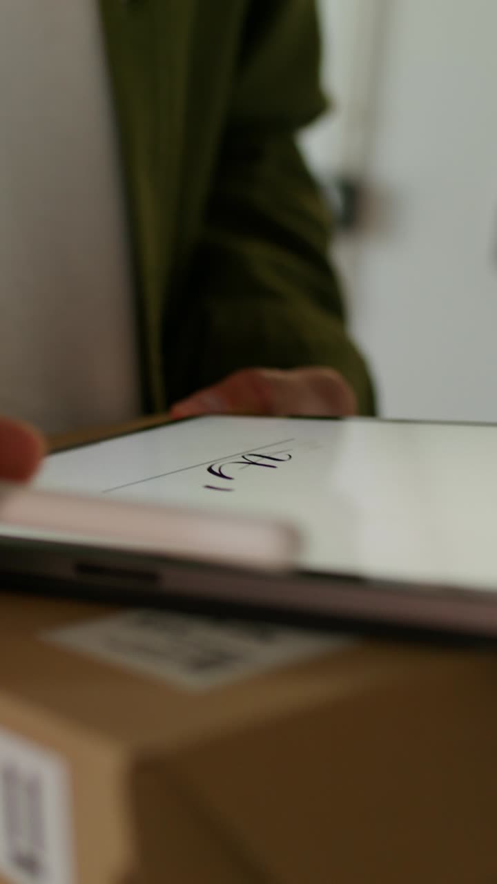 persona que utiliza una tableta con un lápiz