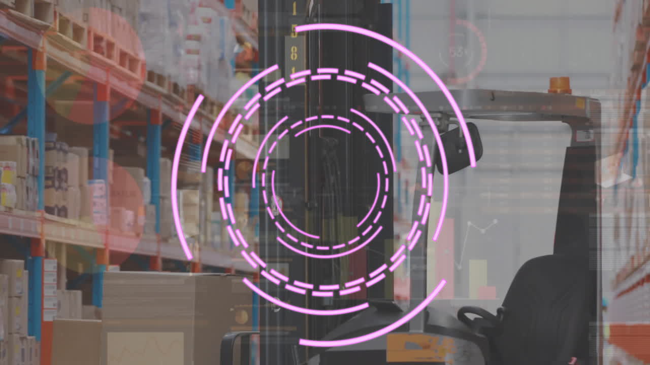 범위의 애니메이션 및 데이터 처리가 창고를 통해