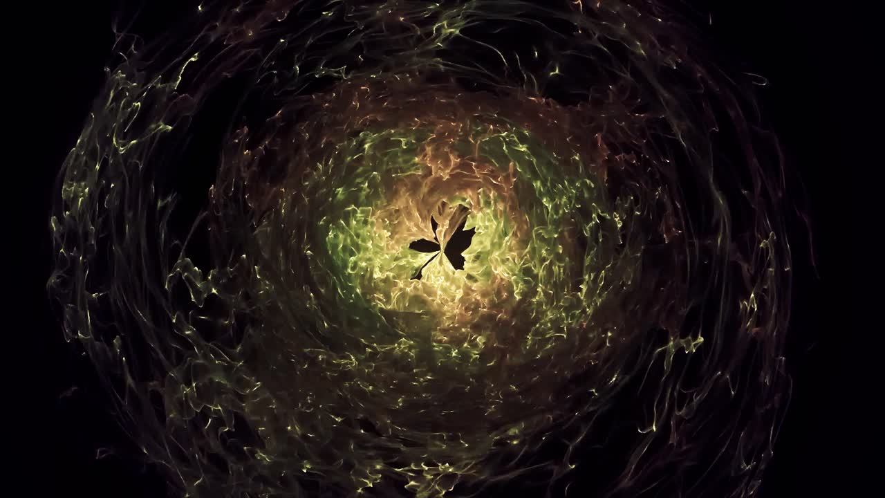 vórtice de resplandor abstracto