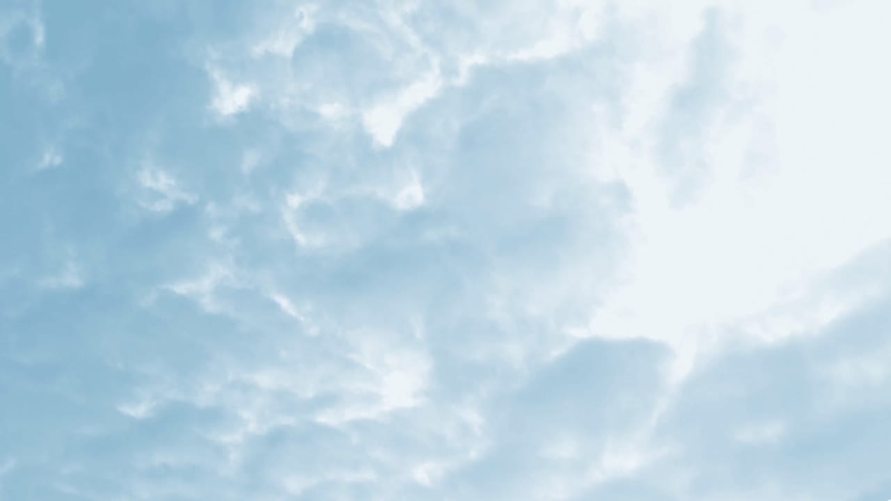 Animation von sich bewegenden Wolken 4k