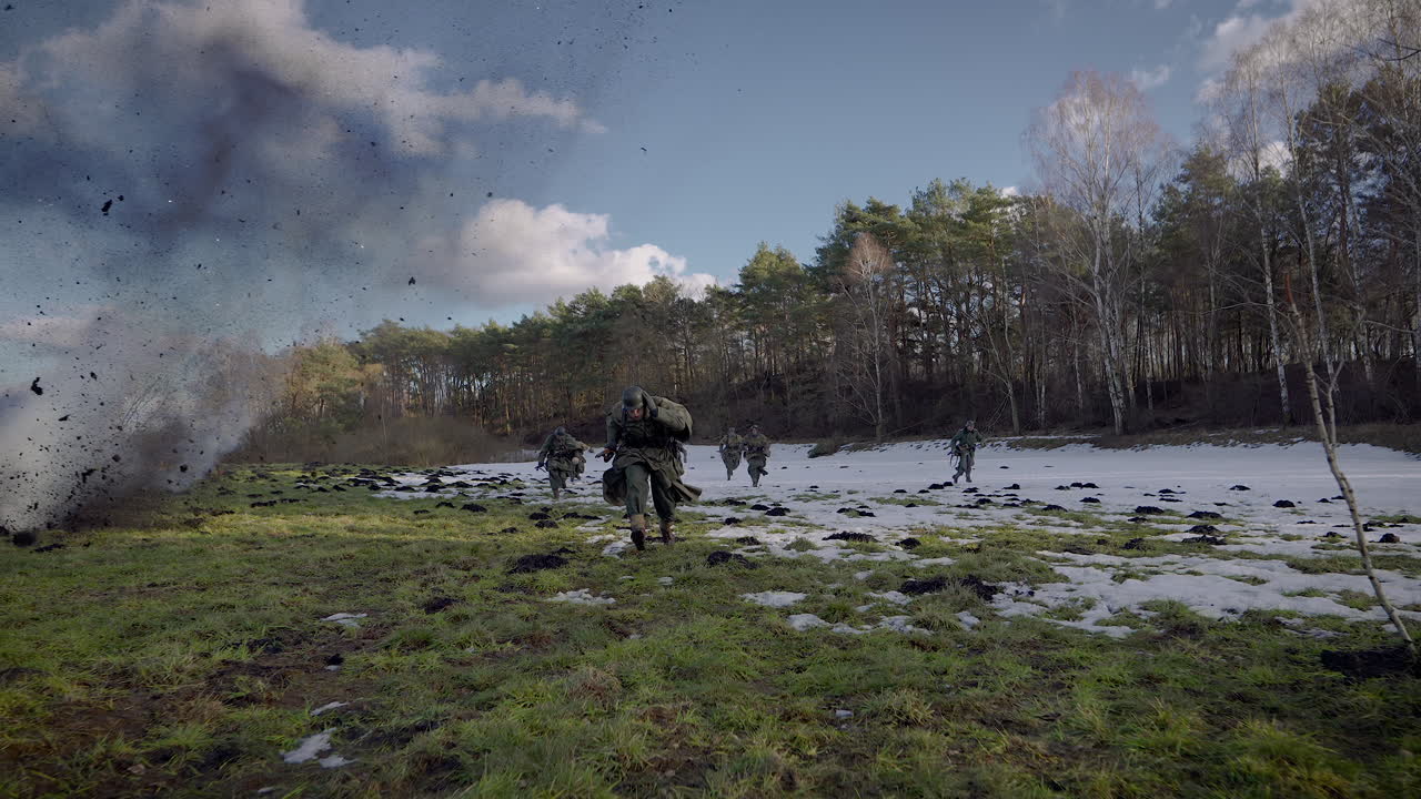 World War II Soldiers in Action