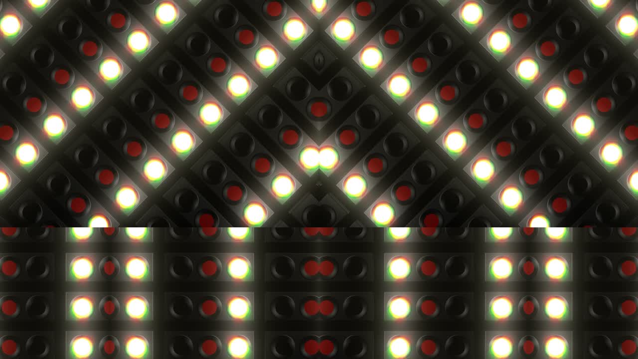 추상적인 led 조명 패턴