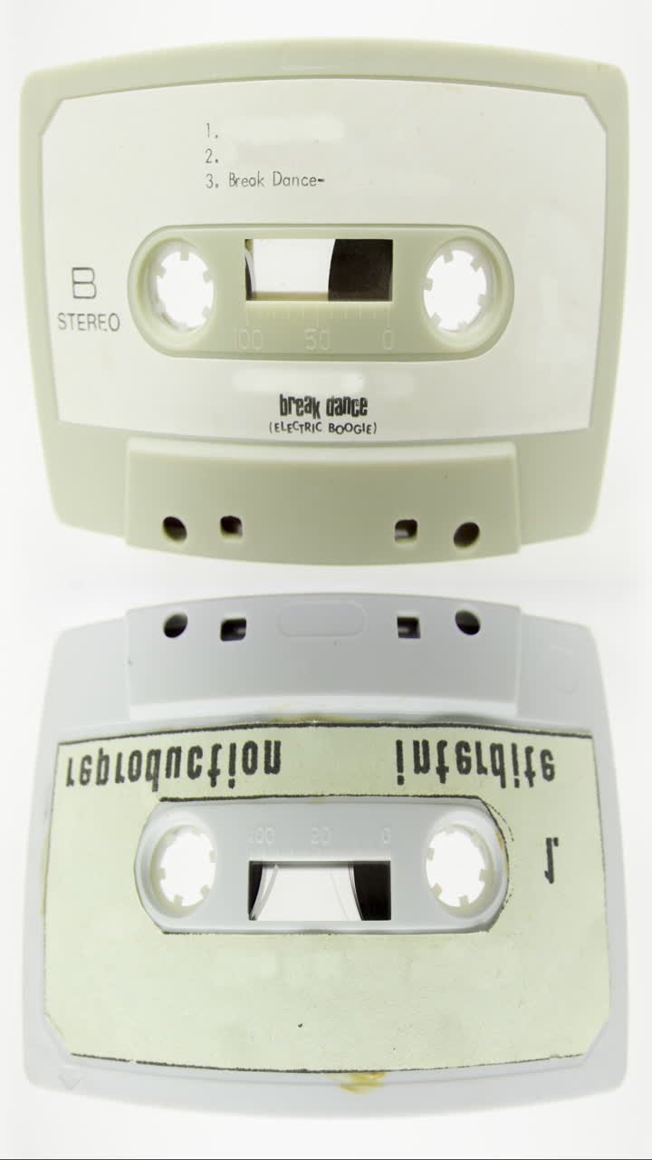 cinta de cassette en vertical