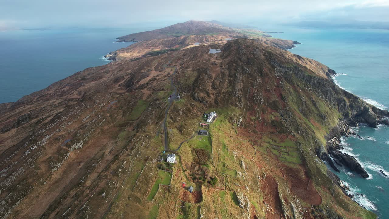 Ireland Epic Locations West Cork Sheeps wild beauty remote homesteads on Peninsula nestled among the rocks dramatic landscape on a winter morning untamed natural beauty