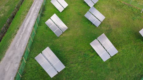 solar panels in the mountain region