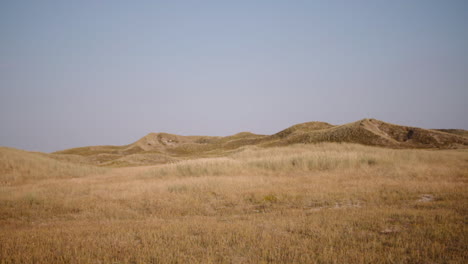 beautiful sand dunes and blue sky