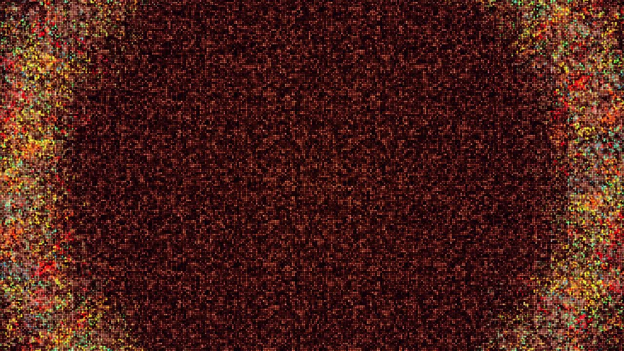 círculo de arte de píxeles abstractos