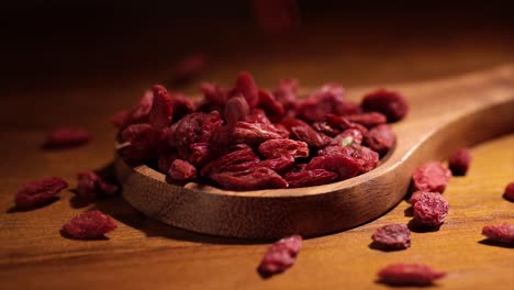 Goji,-Goji-Beere-Oder-Wolfsbeere-Ist-Die-Frucht-Von-Lycium-Barbarum-Oder-Lycium-Chinense