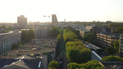 Antígona-Siguiendo-Un-Tranvía-Vista-Aérea-Barrio-Francia