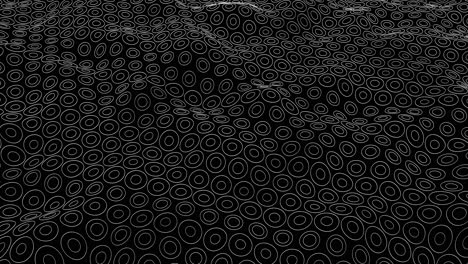 abstract black and white circle pattern