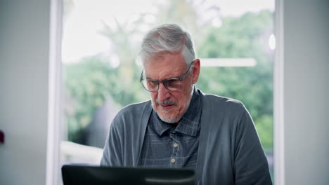 Elderly Man Experiencing Shoulder Pain