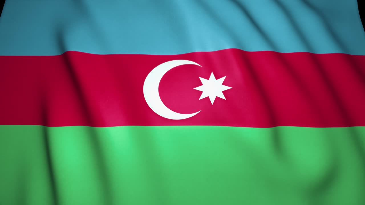 아제르바이잔 발을 휘두르는 현실적인 4k 루프 애니메이션