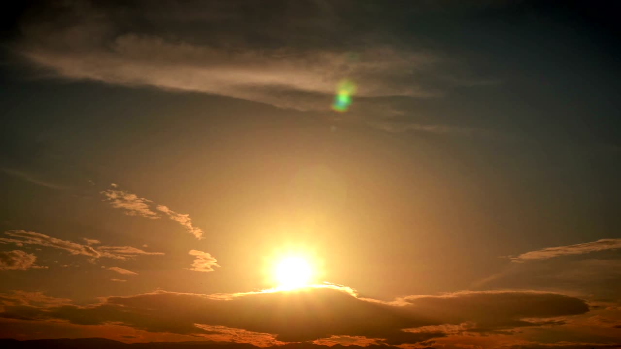 골드 파노라마 선 타임 스 4k