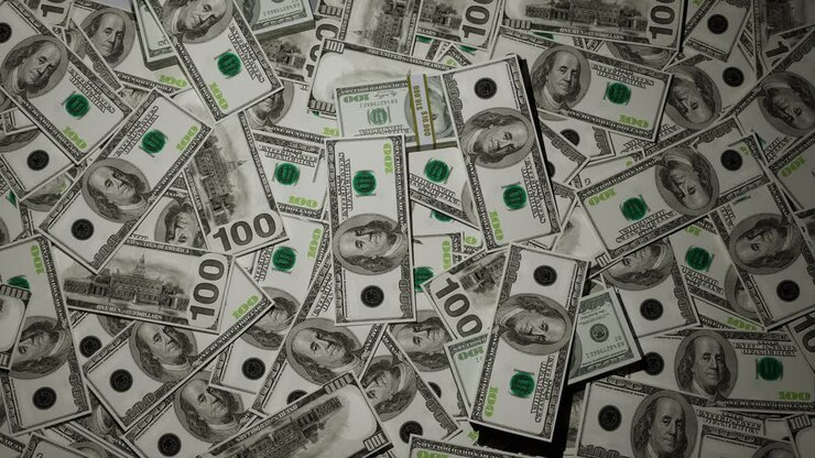 Us American Dollar Bills Money