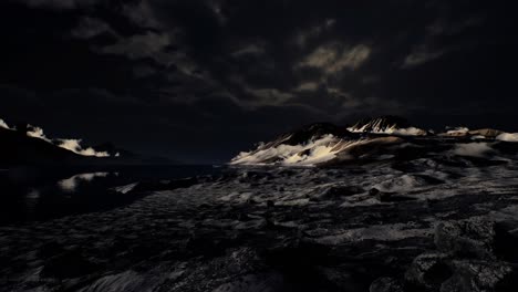 Dramatic-landscape-in-Antarctica-with-storm-coming