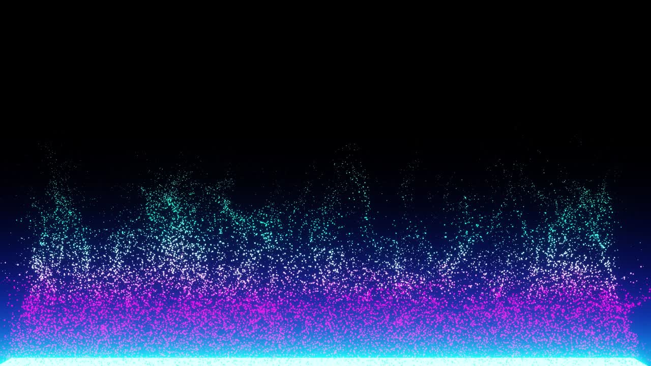 화려한 불꽃, 아름다운 불타는 뜨거운 불꽃이 큰 불꽃에서 아오르고, 추상적인 고립된 불꽃, 검은 바탕에 반이는 입자들이 날아오르고 있다.