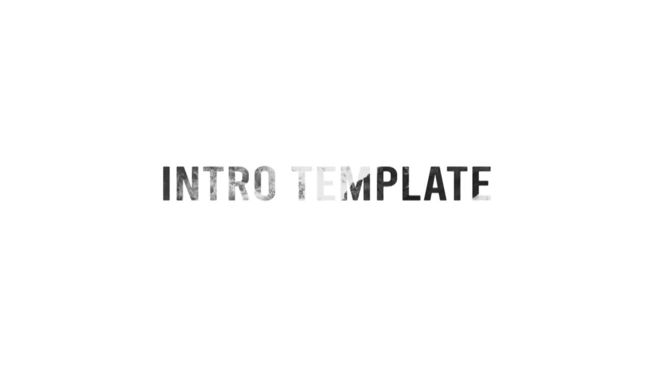 Typographic and Intro Templates