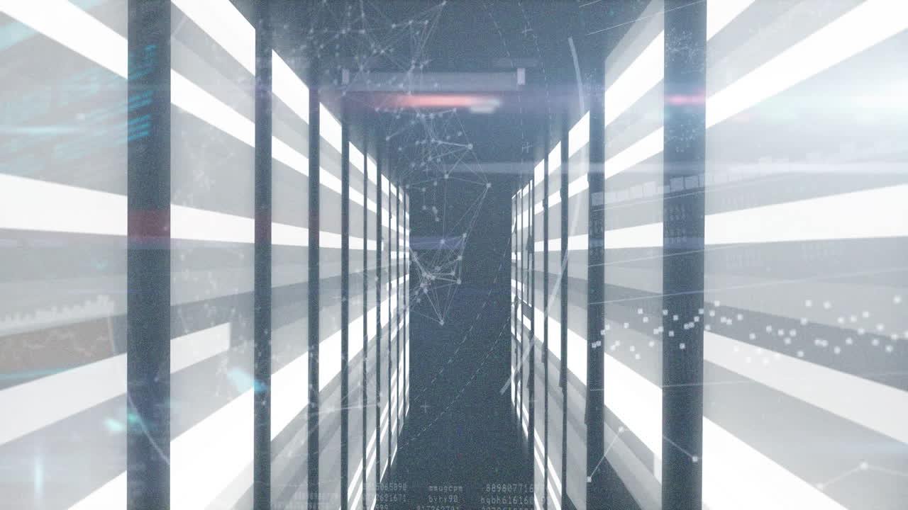 연결의 애니메이션, 컴퓨터 서버를 통한 데이터 처리